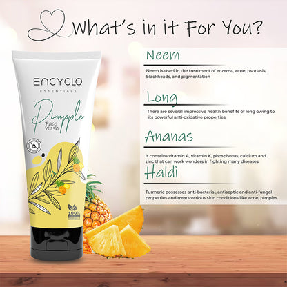 Pinapple face wash