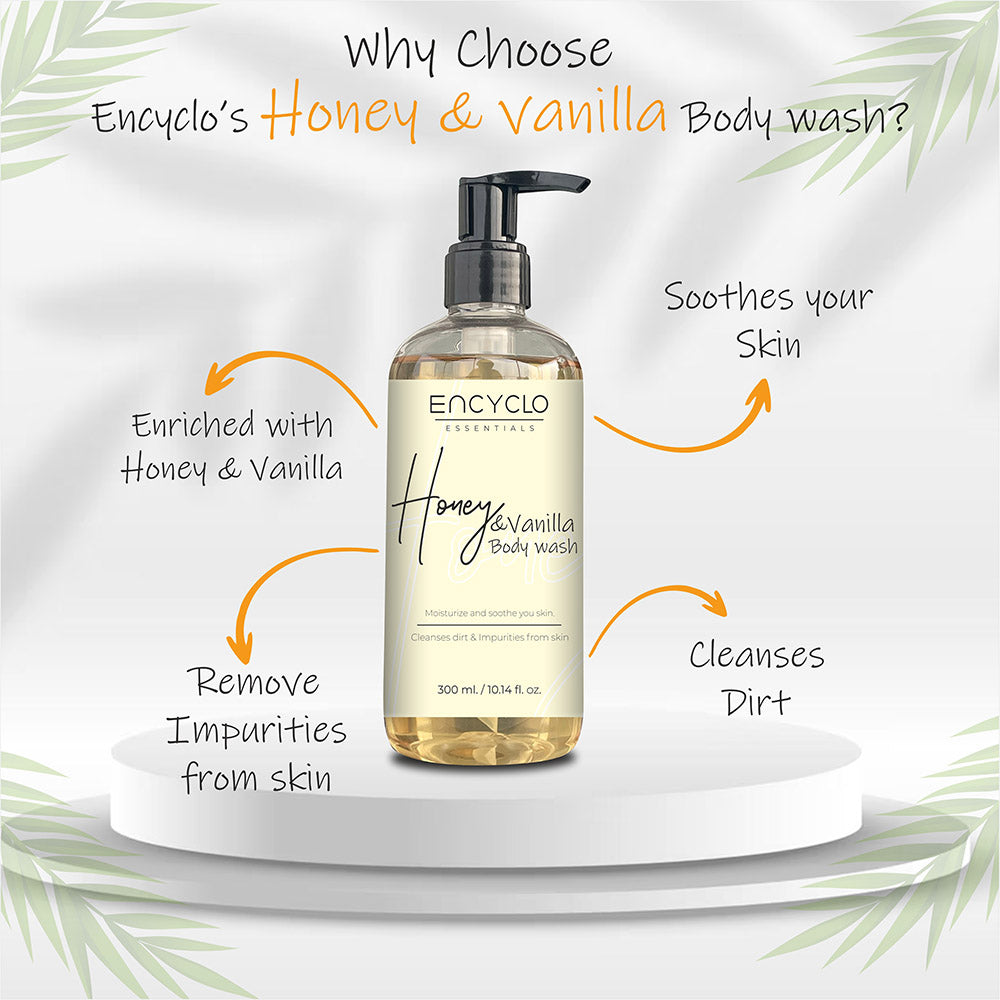 Honey And Vanilla Body Wash - 300ml